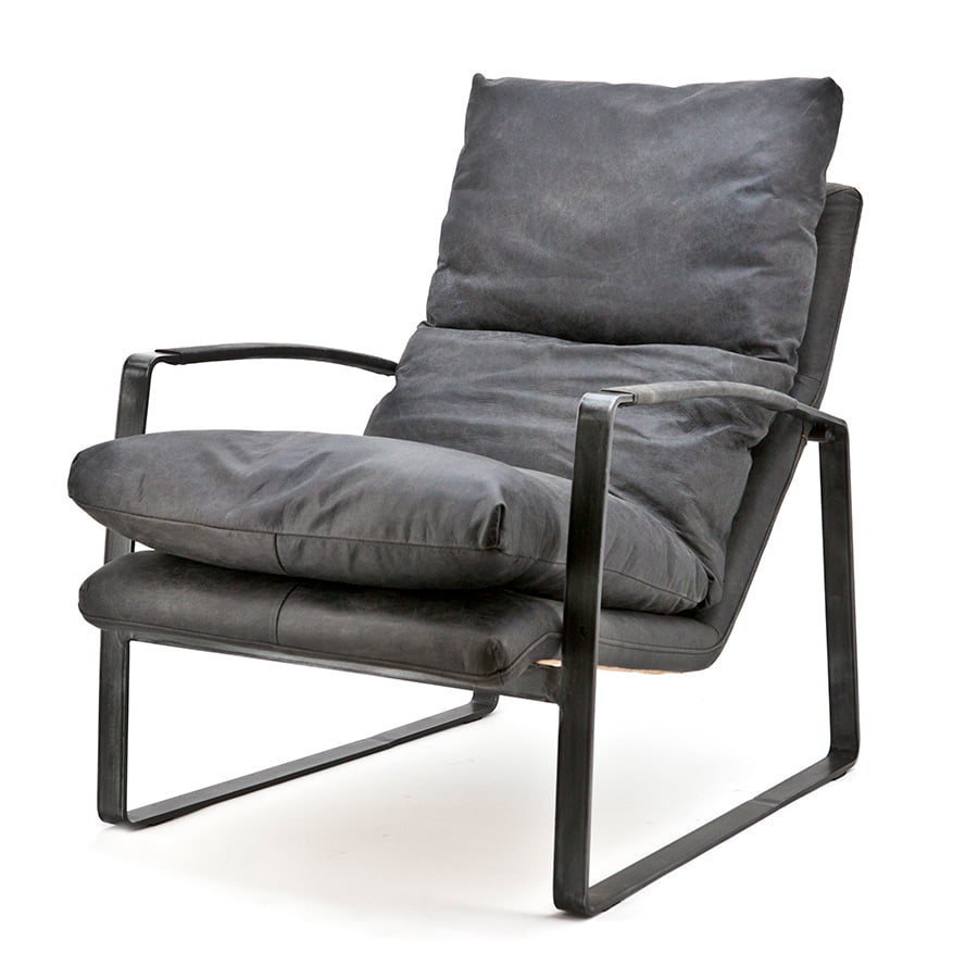 Eleonora-Fauteuil-Lex-antraciet-vintage-leer