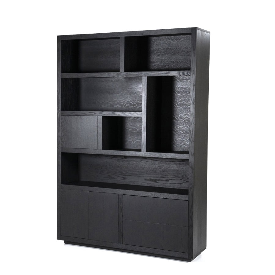 Eleonora-Kabinet-Helsinki-150x220cm-2-delig-3-drs-2-laden-zwart-1