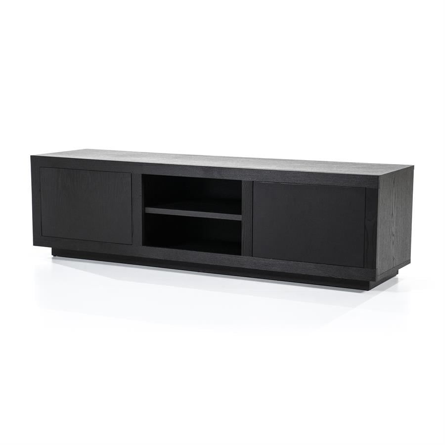 Eleonora-TV-meubel-Helsinki-160-cm-2-drs-zwart-1