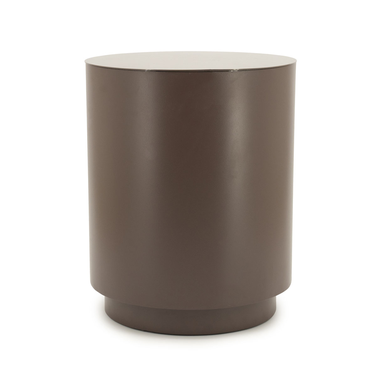 Sidetable Mesita Rond Donkertaupe