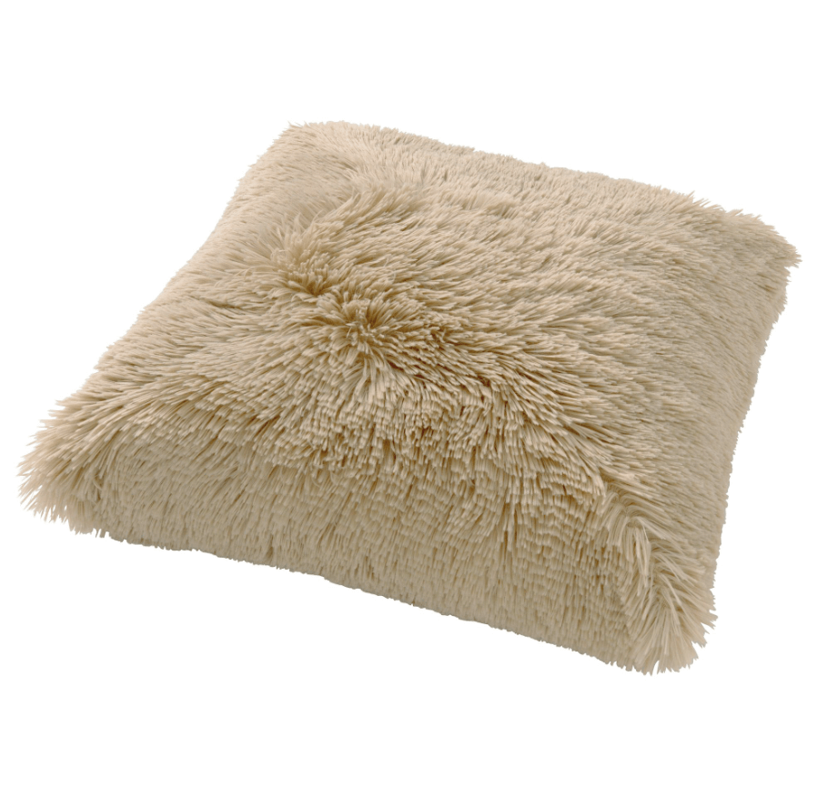 Sierkussen Fluffy Pumice Stone Beige